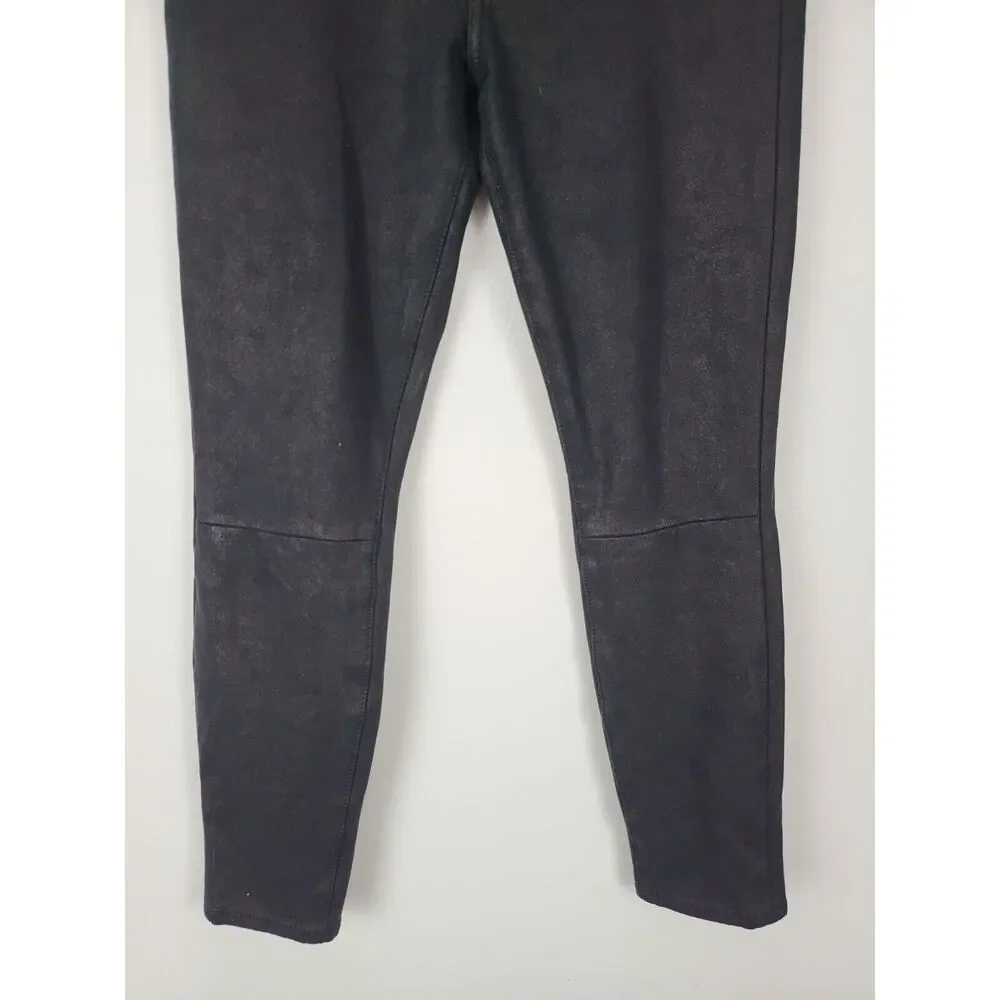 7 For All Mankind Jeans 27 Womens Black Mid Rise Classic Skinny - Picture 4 of 9